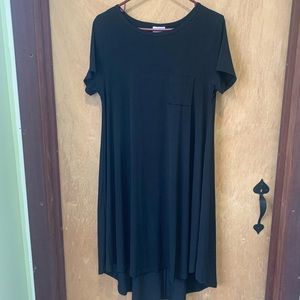 Black t shirt dress